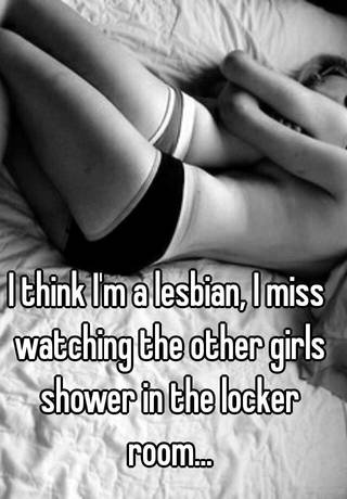 Lesbian in lockeroom shower